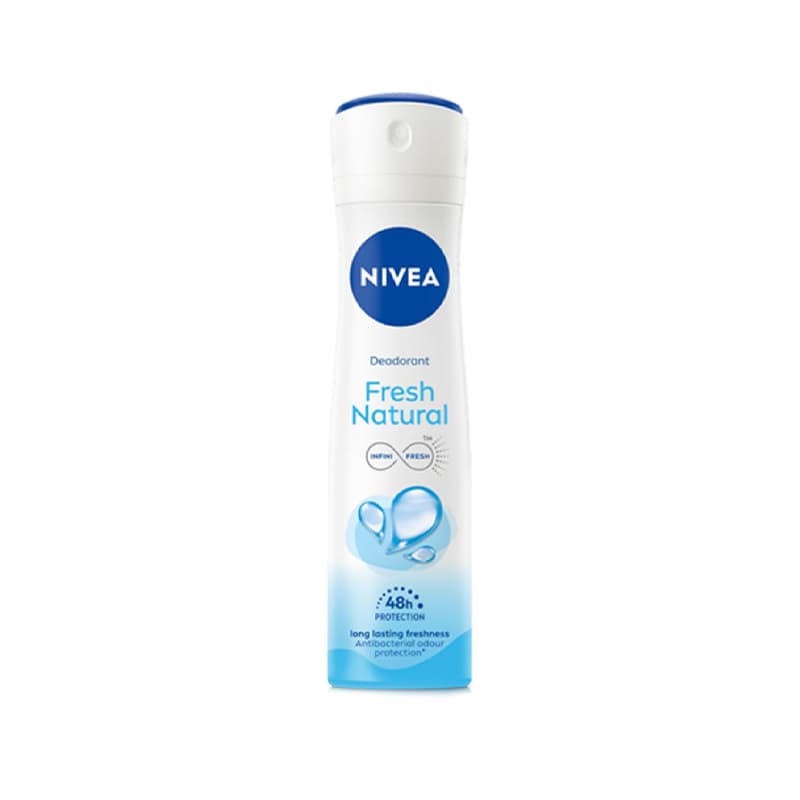 سبري نيفيا قصيرة NIVEA FRESH NATURAL 150 ML