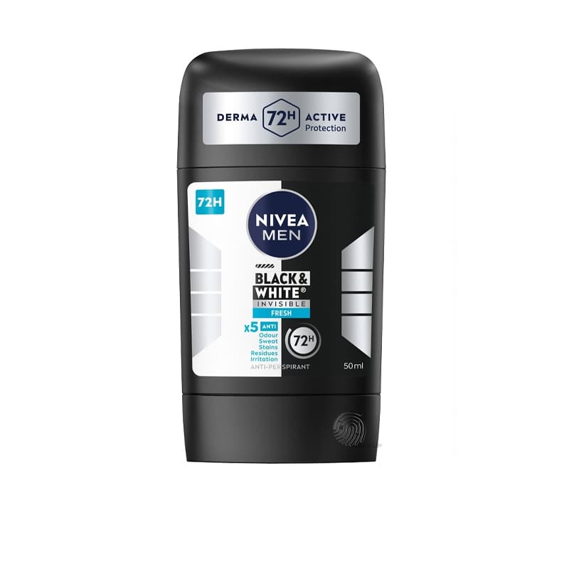 ستك نيفيا رجالي NIVEA BLACK & WHITE INVISIBLE 50ML