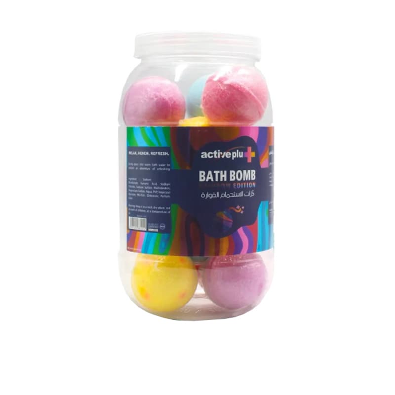 ACTIVE PLUS BATH BOMB RAINBOW