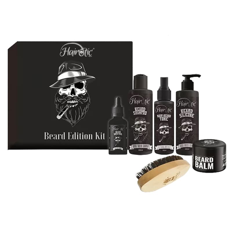 סט הירוטיק לזקן HAIROTIC BEARD CARE KIT 6 PCS