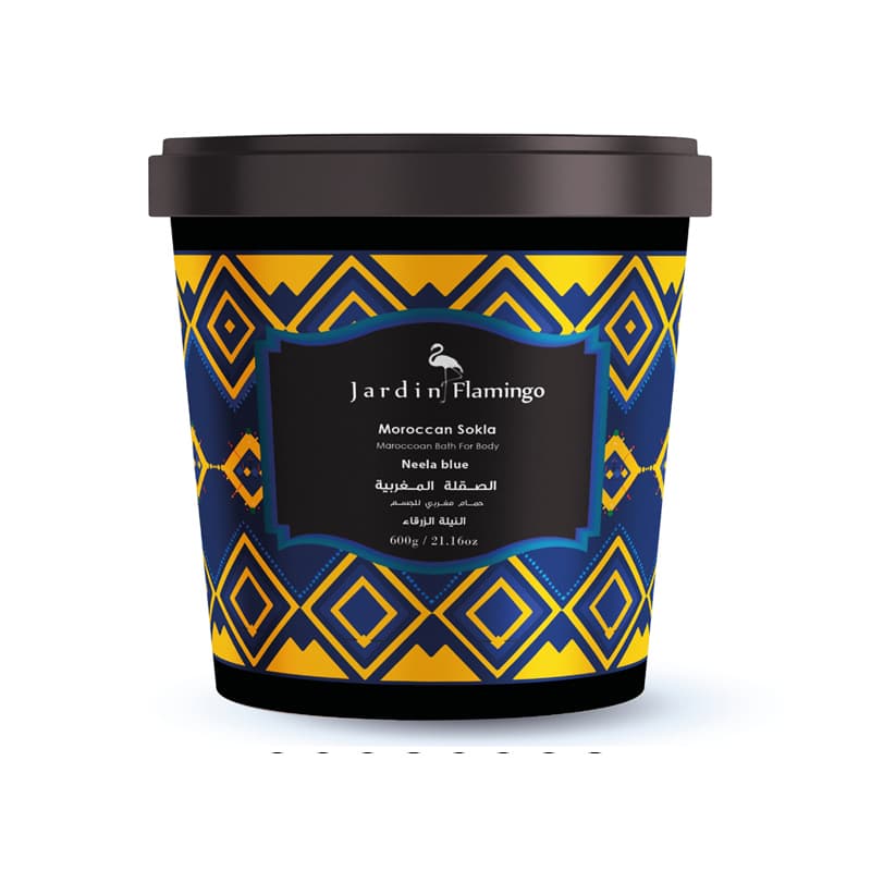 حمام مغربي جاردن JARDIN FLAMINGO NEELA BLUE 600 G