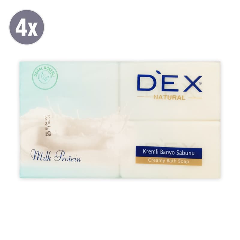 DEX MILK PROTEIN SOAP 4PCS