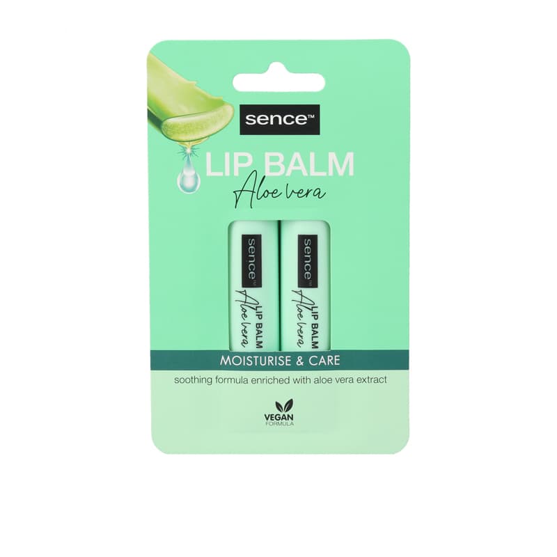 SENCE ALOE VERA LIP BALM 2*4.3GR