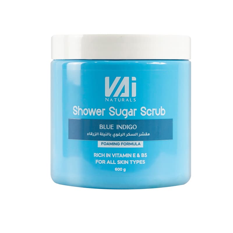 VAI SHOWER SUGAR BLUE INDIGO 600G