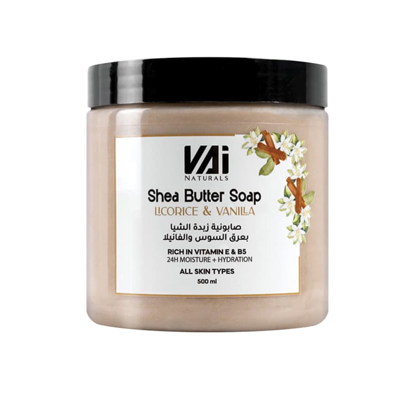 VAI SHEA SOAP LICORICE 500ML