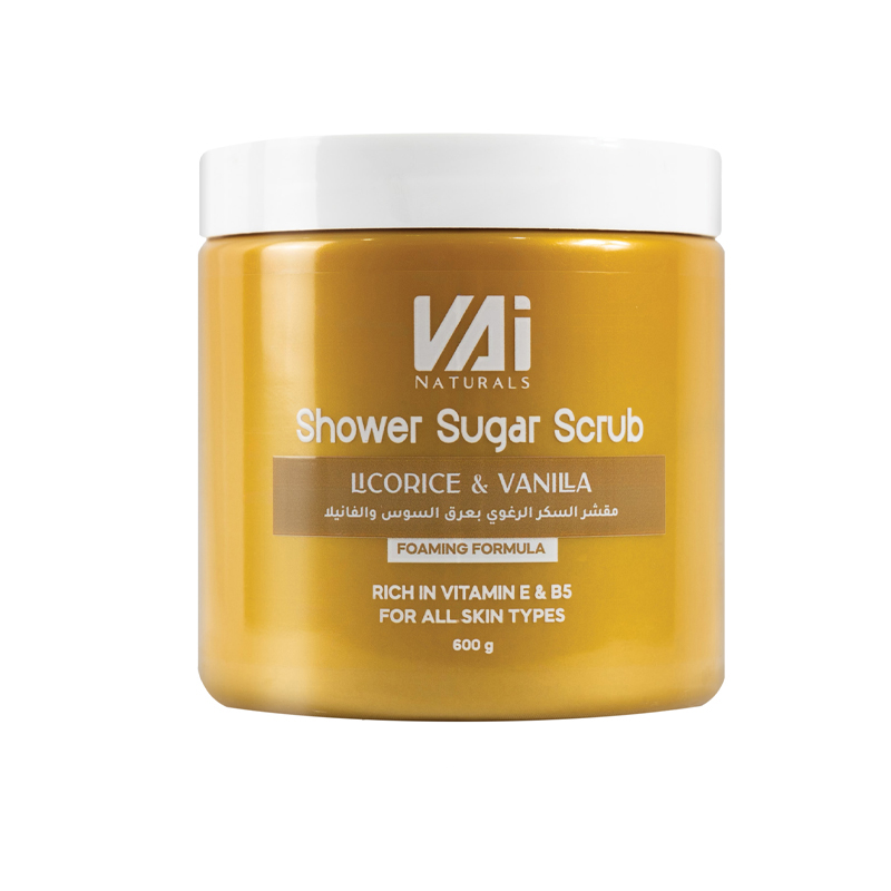 مقشر سكر فاي VAI SHOWER SUGAR LICORICE & VAN 600G